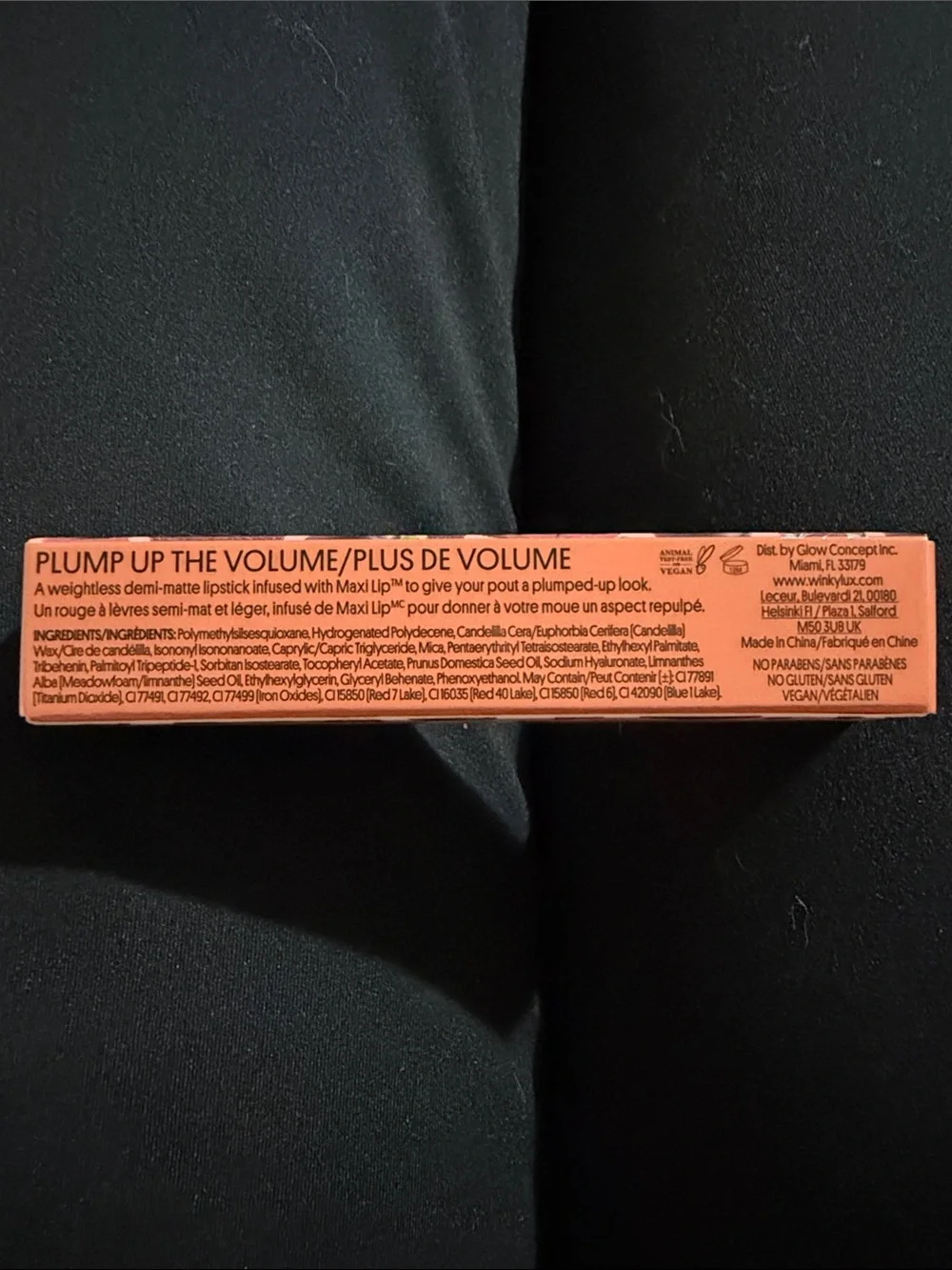 WINKY LUX Skinny Plump Demi-Matte Lipstick — Rose Pink Packaging